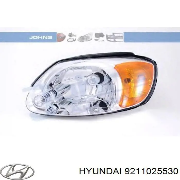 9211025530 Hyundai/Kia фара ліва