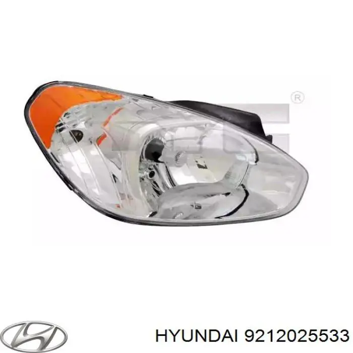 Основна фара - вставка Hyundai/Kia 9212025533 ціна, від 51.10 USD