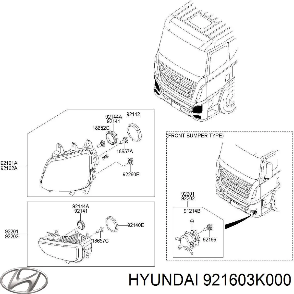 921603K000 Hyundai/Kia 