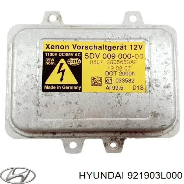 ЕБУ ксенону Hyundai/Kia 921903L000 ціна, від 35.43 USD