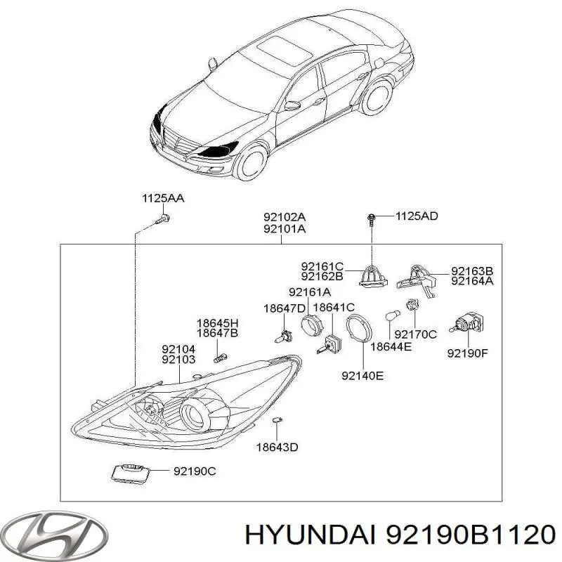 92190B1120 Hyundai/Kia 