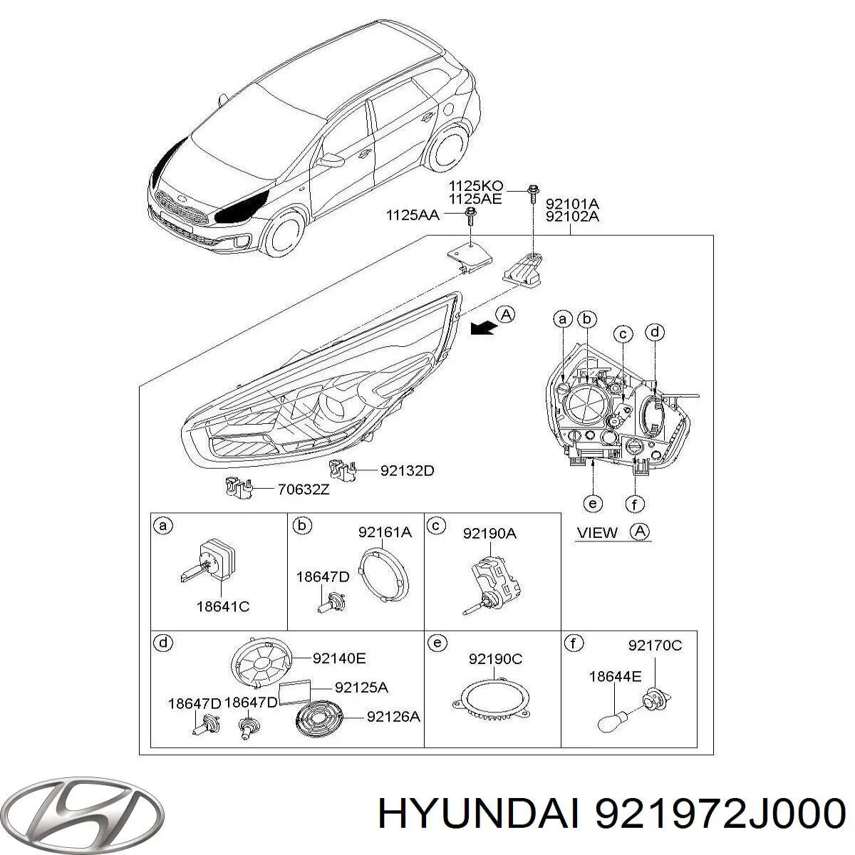  921972J000 Hyundai/Kia