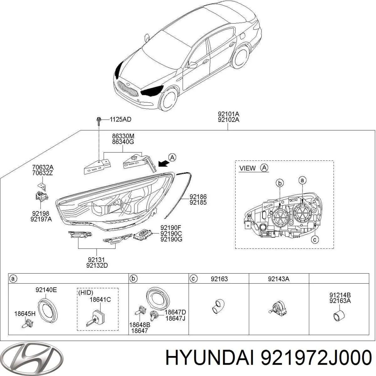  921972J000 Hyundai/Kia