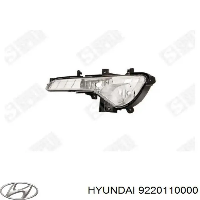 Фара протитуманна, ліва 9220110000 Hyundai/Kia