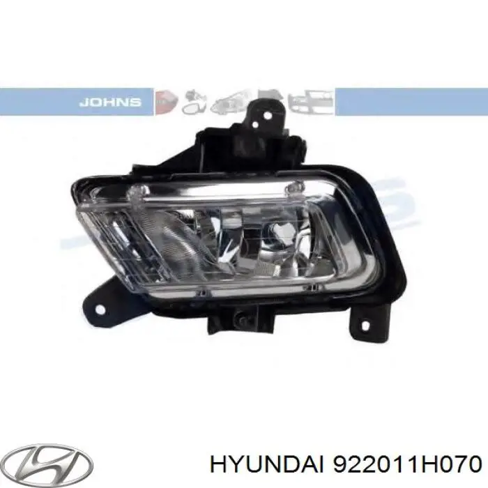 922011H070 Hyundai/Kia Протитуманка ліва