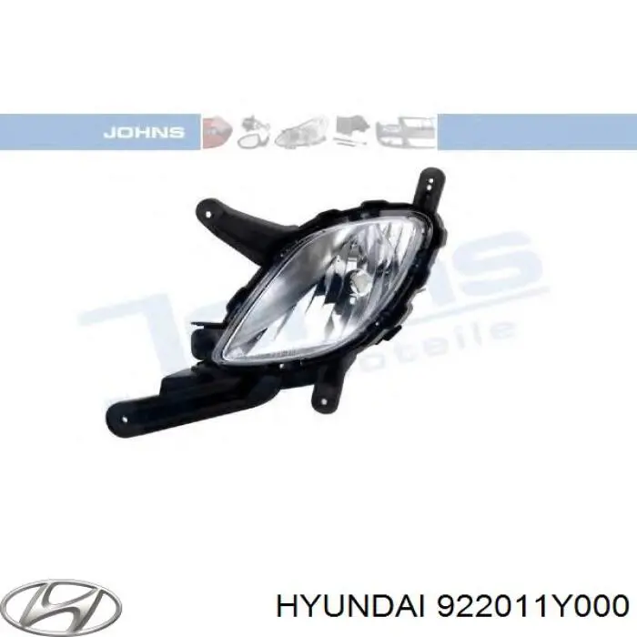 922011Y000 Hyundai/Kia Фара, ліва