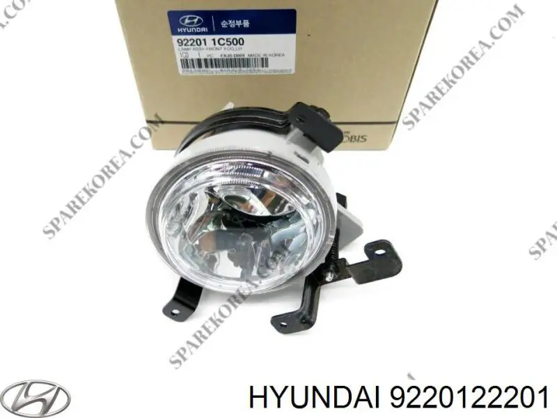 Туманка ліва Hyundai/Kia 9220122201 ціна, від 63.08 USD