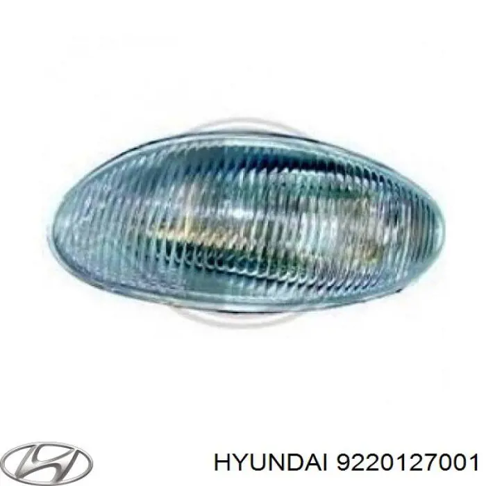 Фара протитуманна, ліва Hyundai Coupe (RD) (Хендай Купе)