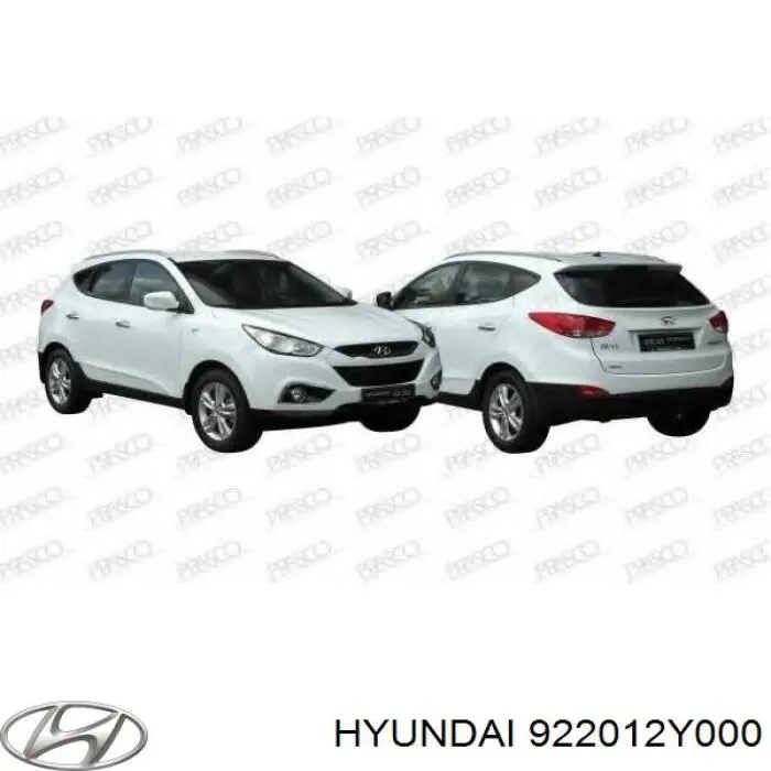 922012Y000 Hyundai/Kia фара протитуманна, ліва