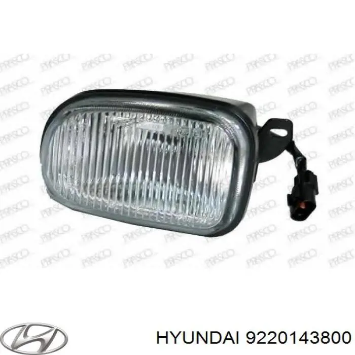 Протитуманки, ліваі, права на Hyundai H100  P