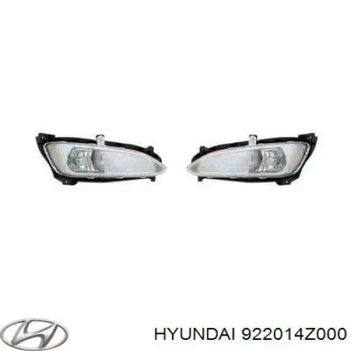 Фара протитуманна, ліва Hyundai Santa Fe 3 (Хендай Санта фе)