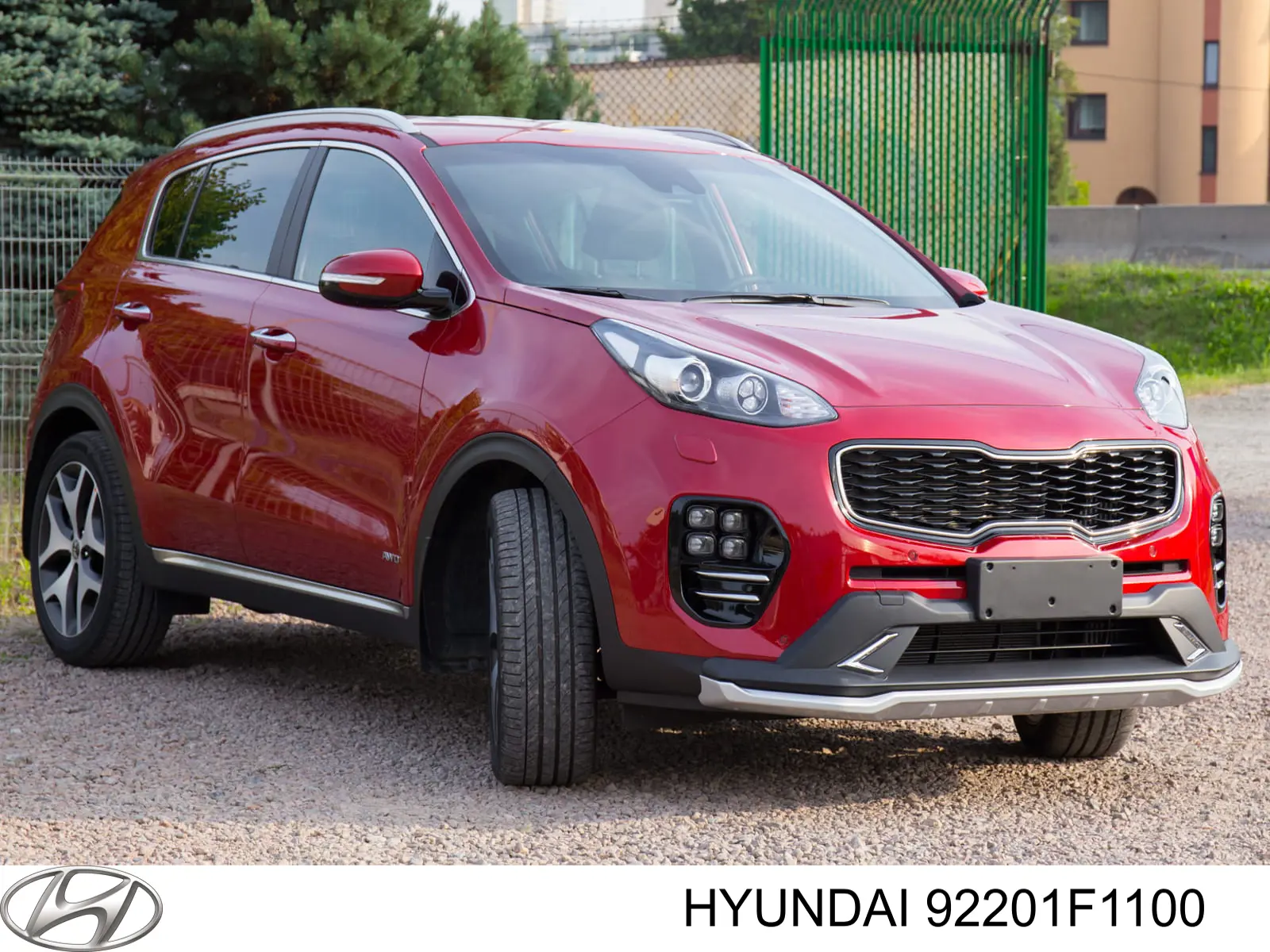 Фара протитуманна, ліва 92201F1100 Hyundai/Kia