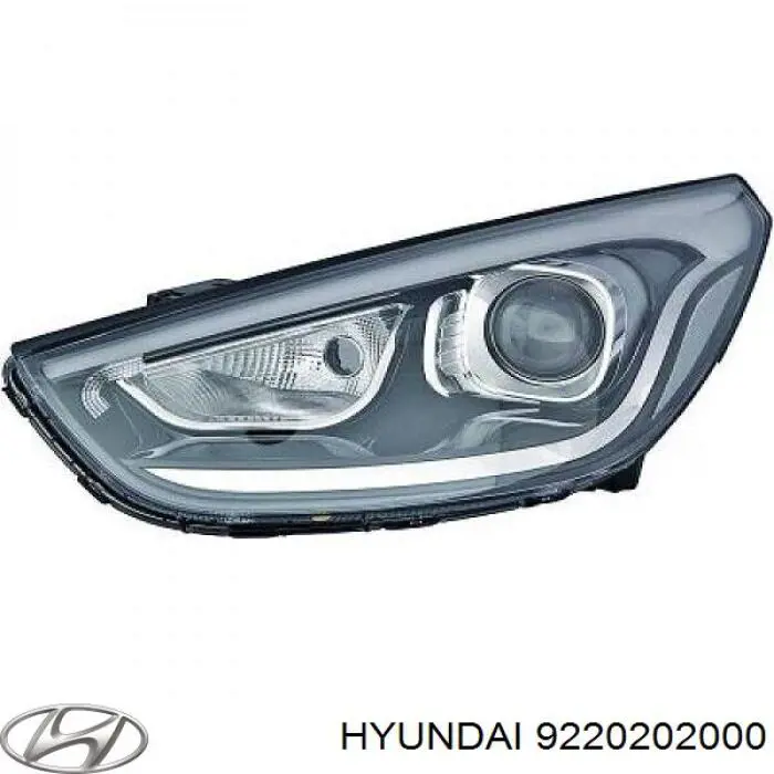 9220202000 Hyundai/Kia фара протитуманна, права
