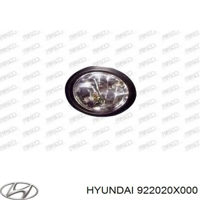 Протитуманка права Hyundai/Kia 922020X000 ціна, від 33.17 USD
