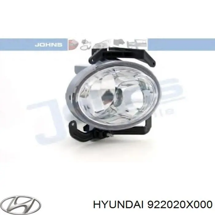 Фара протитуманна, права 922020X000 Hyundai/Kia
