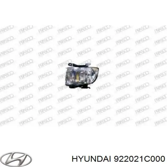 Туманка права Hyundai/Kia 922021C000 ціна, від 23.04 USD