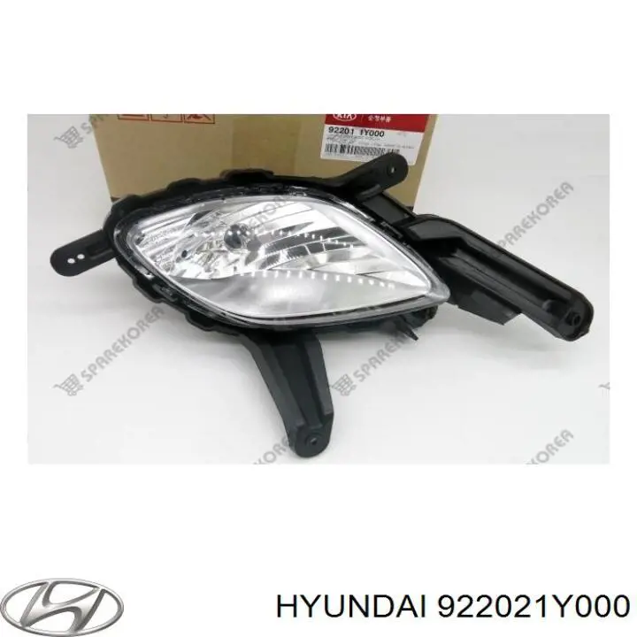 922021Y000 Hyundai/Kia Фара протитуманна, права
