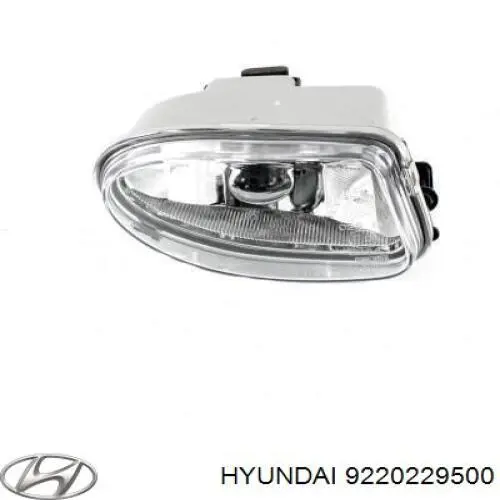Фара протитуманна, права 9220229500 Hyundai/Kia
