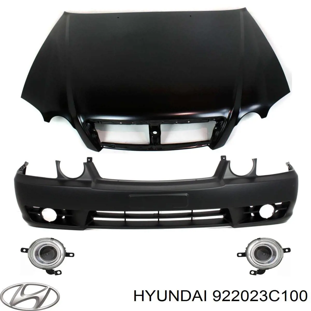 922023C100 Hyundai/Kia Фара протитуманна, права