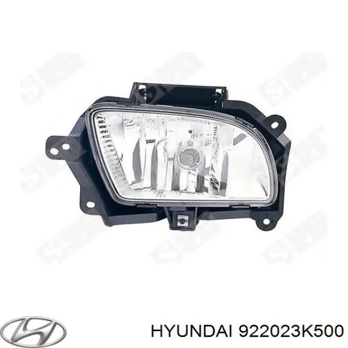 Фара протитуманна, права Hyundai Sonata (NF) (Хендай Соната)