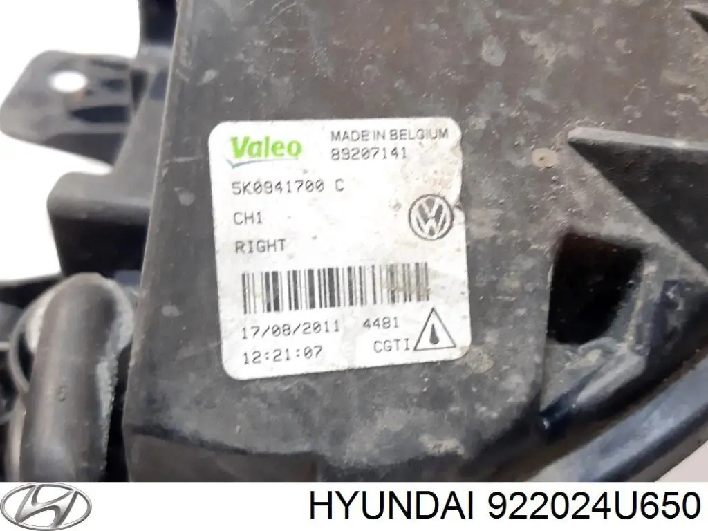 922024U650 Hyundai/Kia 