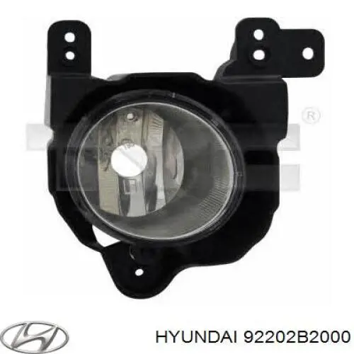 92202B2000 Hyundai/Kia Фара протитуманна, права
