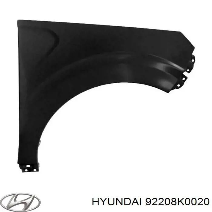 92208K0020 Hyundai/Kia Ходові вогні, праві
