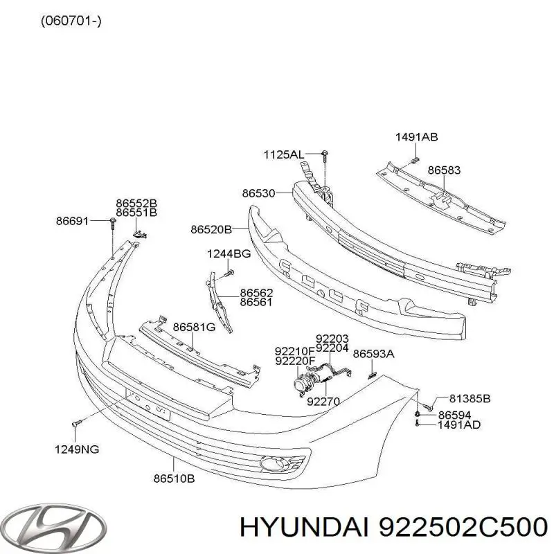 922502C500 Hyundai/Kia 