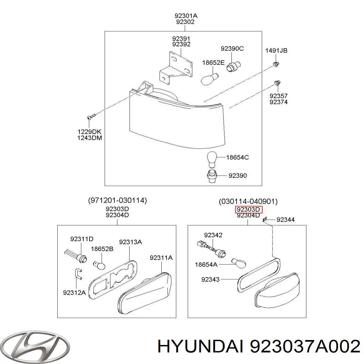  Hyundai/Kia 923037A002 ціна, від 6.21 USD