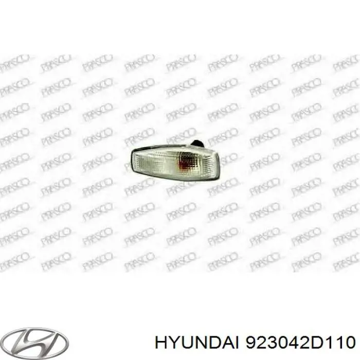 Повторювач повороту на крилі, правий Hyundai Getz (Хендай Гетц)