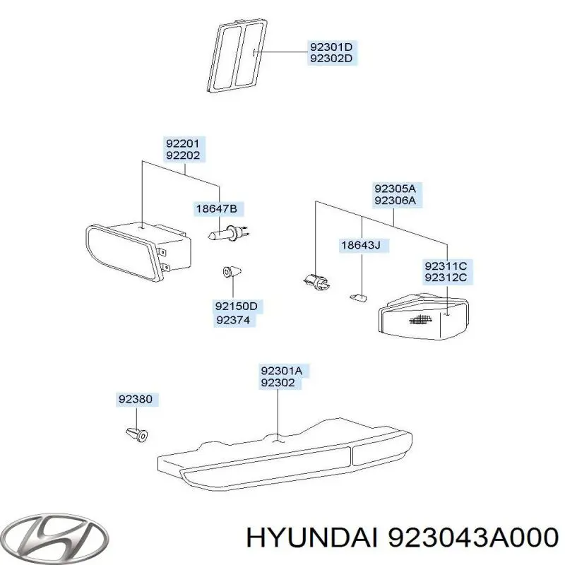 923043A000 Hyundai/Kia 