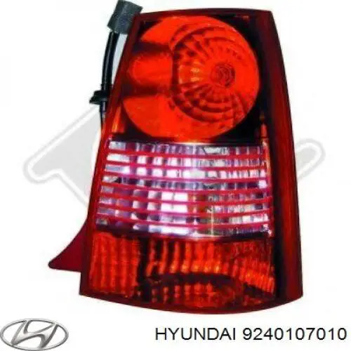 Ліхтар задній лівий Hyundai/Kia 9240107010 ціна, від 53.82 USD