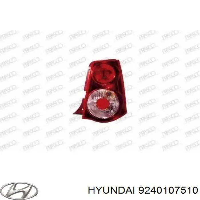 Ліхтар задній лівий Hyundai/Kia 9240107510 ціна, від 58.39 USD