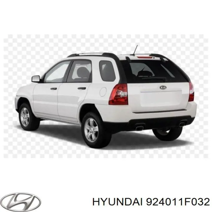 Hyundai/Kia ліхтар задній лівий
