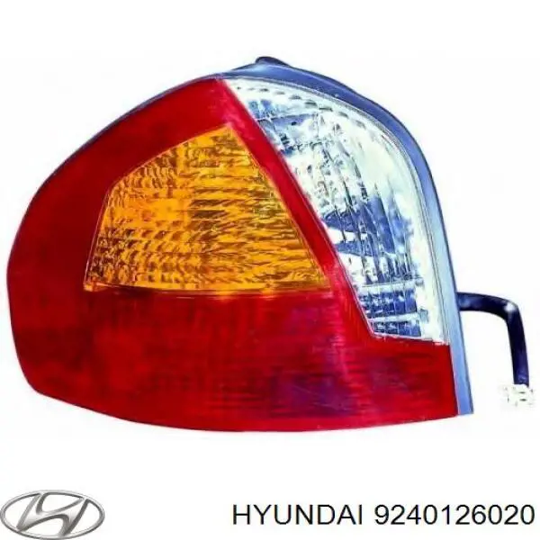 Ліхтар задній лівий Hyundai Santa Fe 1 (SM) (Хендай Санта фе)