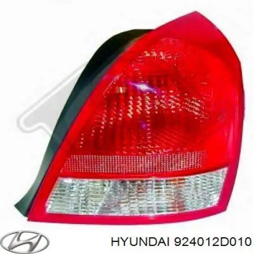 Ліхтар задній лівий 924012D010 Hyundai/Kia