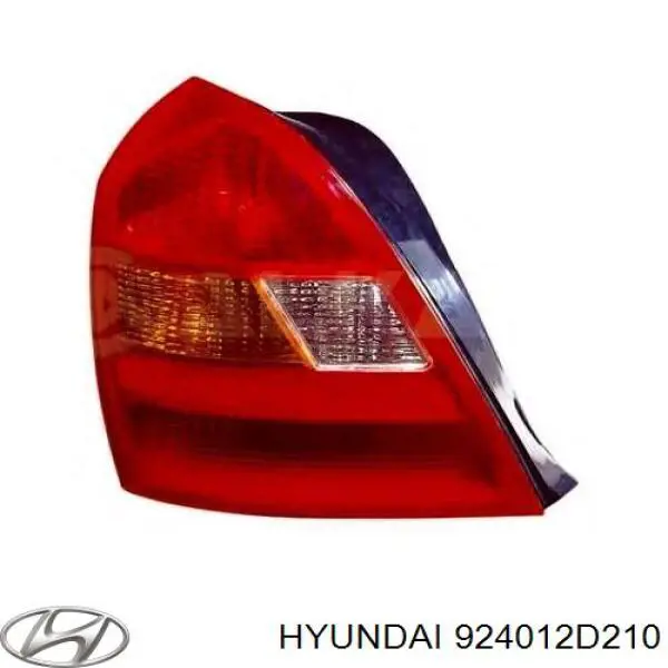 Ліхтар задній лівий Hyundai Elantra (XD) (Хендай Елантра)