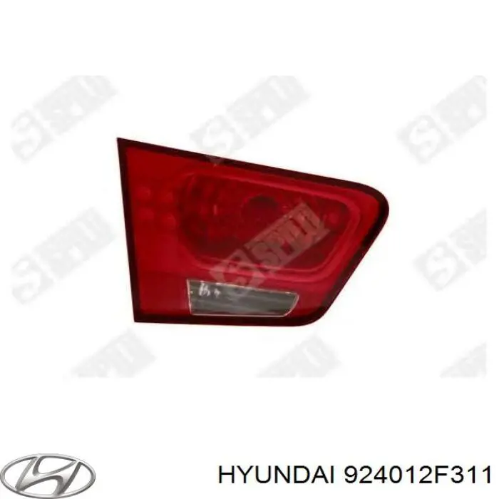Ліхтар задній лівий Hyundai/Kia 924012F311 ціна, від 185.47 USD