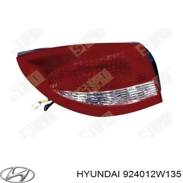 Задня ліва зовнішня фара Hyundai/Kia 924102W135 ціна, від 219.92 USD