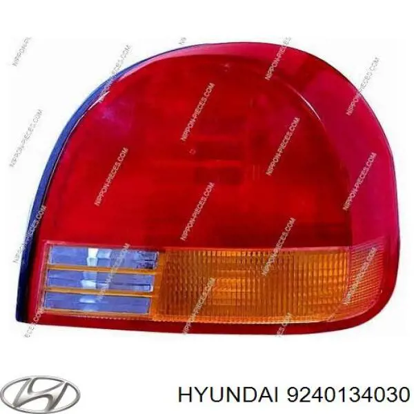 Ліхтар задній лівий, зовнішній Hyundai Sonata (Хендай Соната)