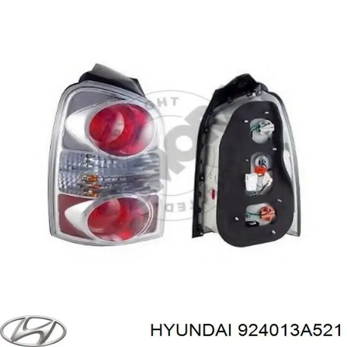 Ліхтар задній лівий Hyundai/Kia 924013A521 ціна, від  