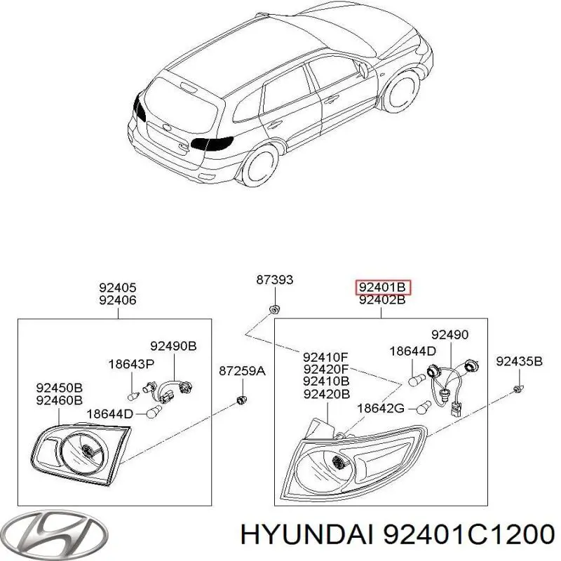  92401C1200 Hyundai/Kia