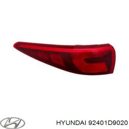 92401D9020 Hyundai/Kia Задній лівий зовнішній ліхтар