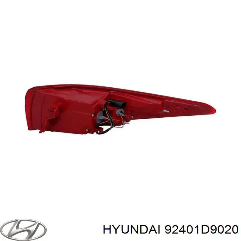 Задня ліва зовнішня фара Hyundai/Kia 92401D9020 ціна, від 101.49 USD