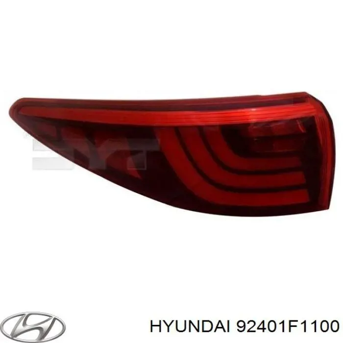 Задня ліва зовнішня фара Hyundai/Kia 92401F1100 ціна, від 143.57 USD