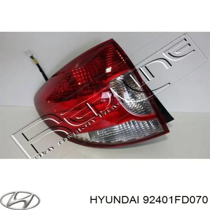 Ліхтар задній лівий Hyundai/Kia 92401FD070 ціна, від 38.01 USD
