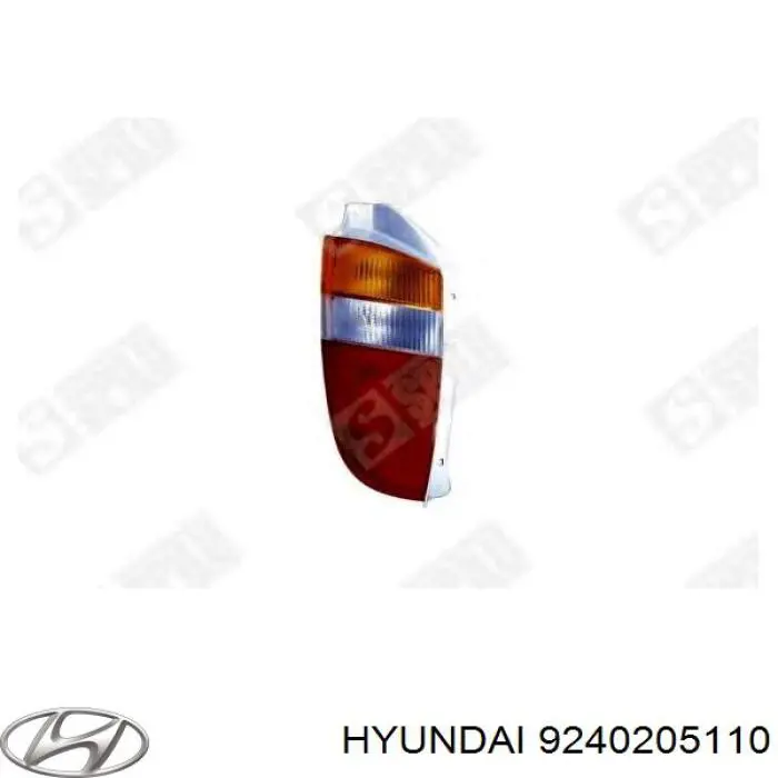 Ліхтар задній правий Hyundai Atos PRIME (MX) (Хендай Атос)