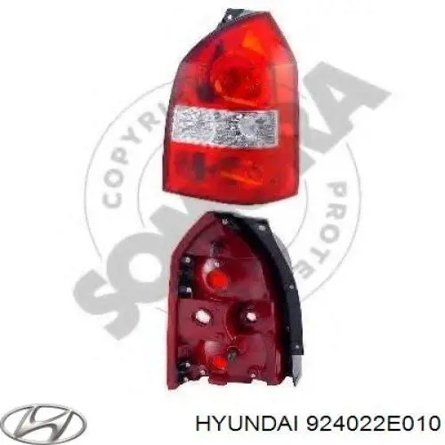 Купити 924022E010 Hyundai/Kia Задня права фара