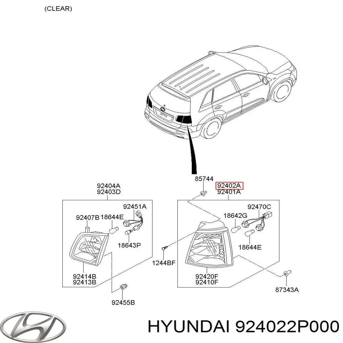  924022P000 Hyundai/Kia