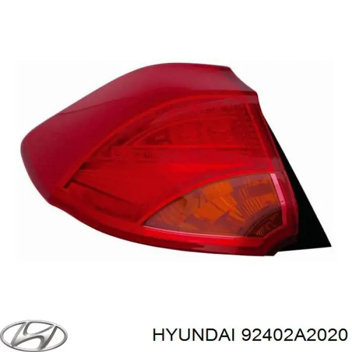 92402A2020 Hyundai/Kia Задній правий зовнішній ліхтар